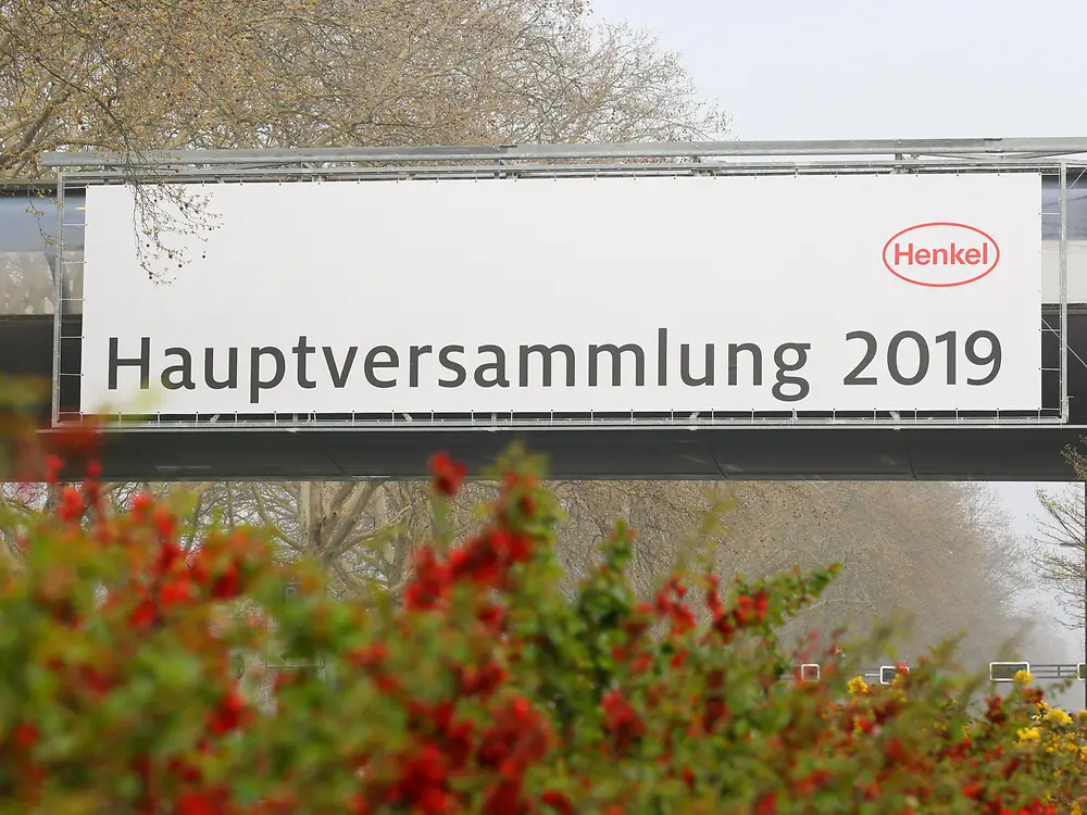 Henkel Hauptversammlung in Duesseldorf